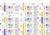 過去5走/スマート出馬表(プレミアムコース会員限定版)