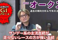 【2026年 オークス】 血統＆馬柱の傾向で絞れるレース！/亀谷敬正のGIアプローチ