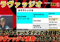 【カラヴァッジオ】スーパーサイアーの後継種牡馬！ 日本適性もバッチリ！/ 亀谷敬正の競馬血統辞典